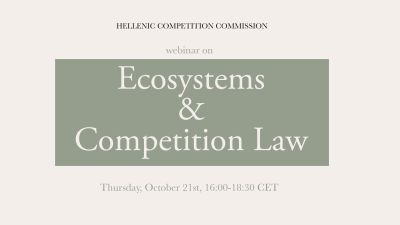 Ecosystems &amp; Competition Law